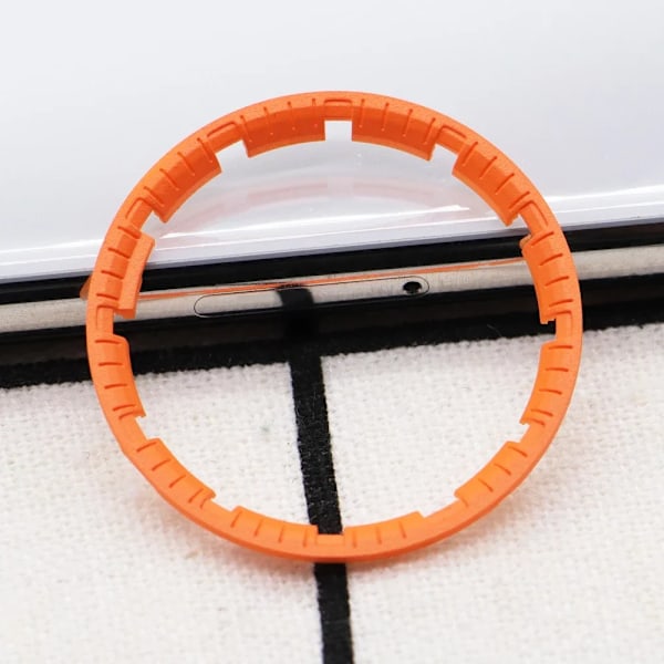 För GA2100 GA2110 Luminous Hour Marker Dial Watch Pointer Scale Ring Index Modification Dial ga2110 Watch Mod Kit Tillbehör 0134Orange Dial