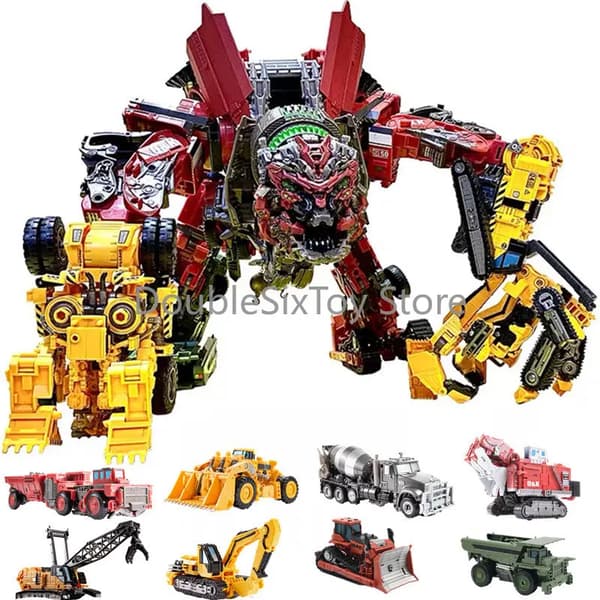 AOYI SS Devastator KO TF5 Metalli Overload Roaring Roll Constru Ajoneuvo Bonecrusher Deformaatio Muodonmuutos Lelu Toimintahahmo