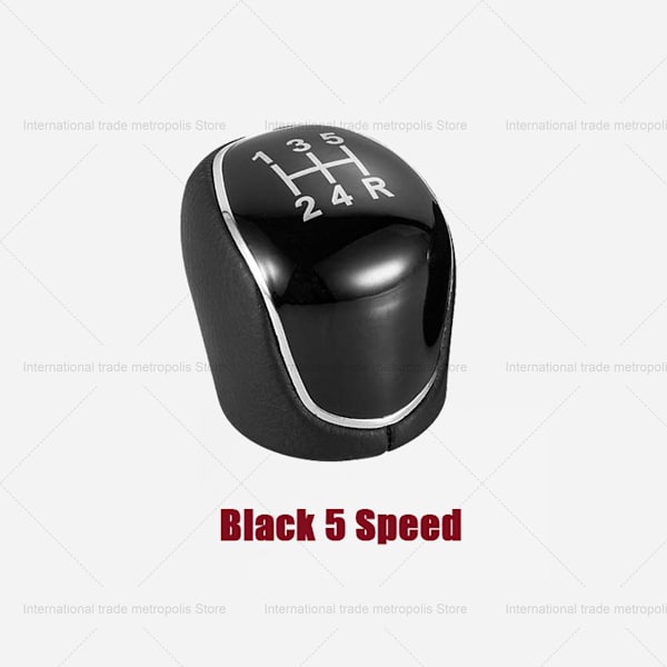 5/6-växlad billäderväxelspak för Ford S-Max C-Max Kuga Galaxy Mondeo4 Mk4 Transit Tourneo Connect Focus Autotillbehör-svart 5-växlad Black 5 Speed