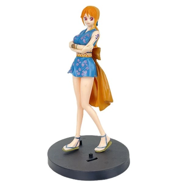Ny One Piece Anime Figur Roronoa Zoro Action PVC Anime Statyett Modell Dekoration Kollektion Tecknad DIY Barnleksaker Present 10CM Nami