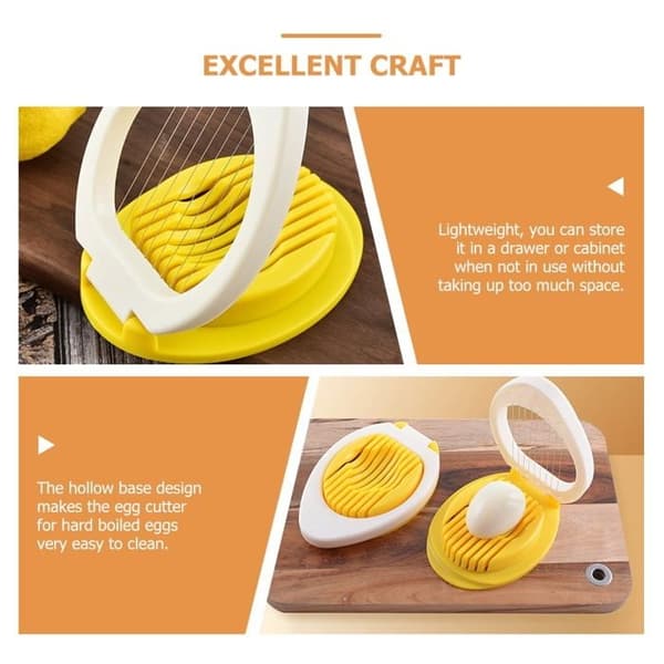 Eggkutter, eggdeler, multifunksjonell eggkutter, manuell eggkutter, kjøkkenverktøy