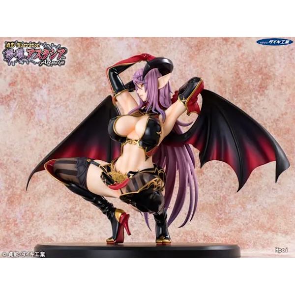 Daiki kougyou Originalillustration Sadakage Illustration Succubus Astacia PVC Actionfigur Anime Sexig tjej Figurmodell Leksaker with retail box