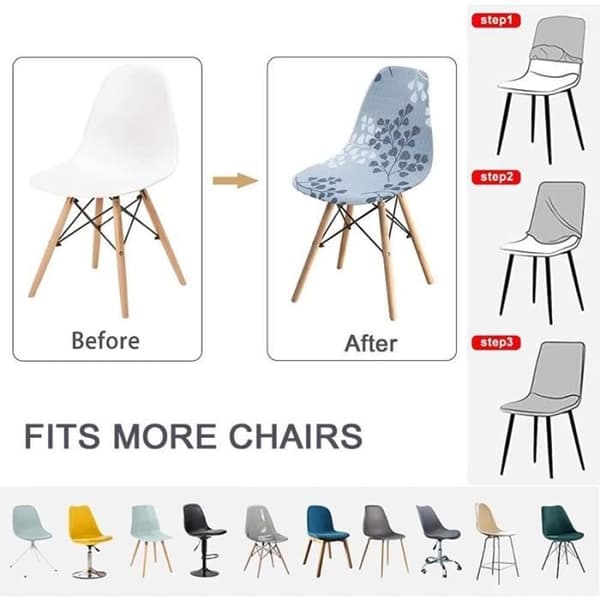 Stoltrekk - ITOOBE - Sett med 6 - Elastisk - Moderne - Flerfarget multicolor