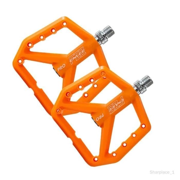 (Orange) Cykelpedaler - Ej specificerad - Modell ej specificerad - Halkfria - Nylon - Orange Orange