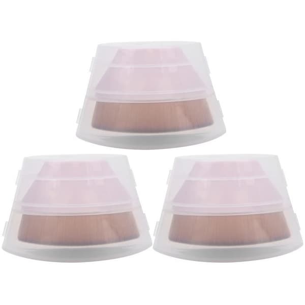 3 st Sminkborstar Foundationborste BB Cream Platt Löst Puderborste 117211