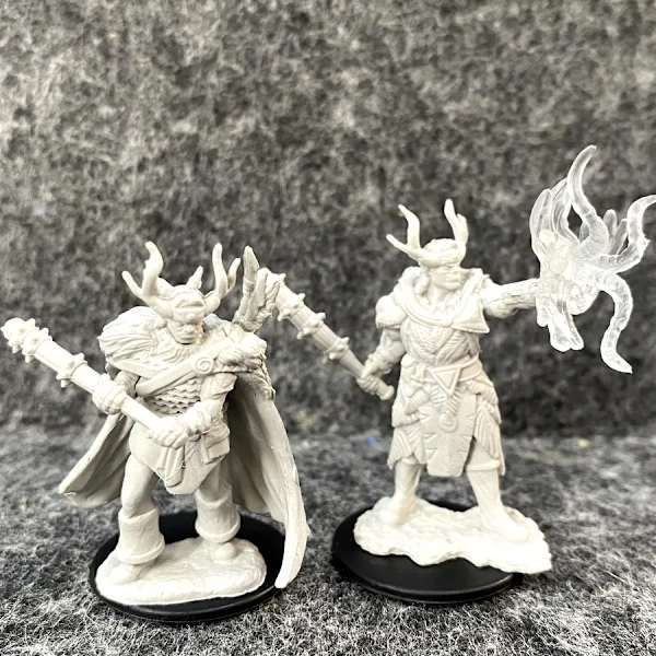 Lot Pathfinder Battles Deep Cuts Nolzur's Fighter Orc Druid Pirates Goblin Wolf Rogue Monk Brädspel Miniatyrer Miniatyrer Leksaker Half  Orc Druid