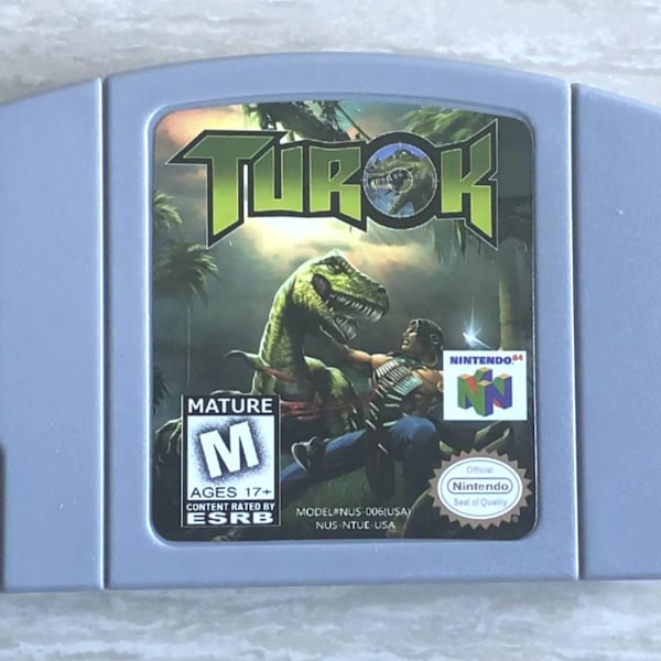 N64 Gaming Card Series 64 Bit Mary Rook Mario Kart Super smash party USA Version N64 Video Game Cartridge Card English Language TUROK 1