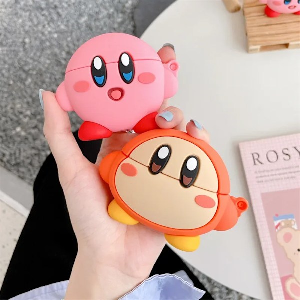 3D Kirby case för Airpods 2 3 Pro 1 case Anime Cute cover för Apple Air Pods Pro 2 3 Case Cover BOX Kirby for AirPods 3