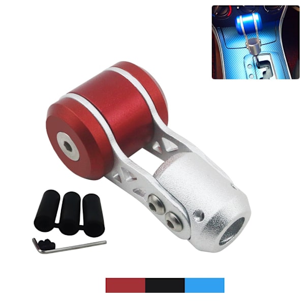 Auto Universal Manuel Biler Modificeret Fly SPS Metal Gear Shift Knob Gear Lever Boder Stick Håndbold Hoved med Boder-Rød Red