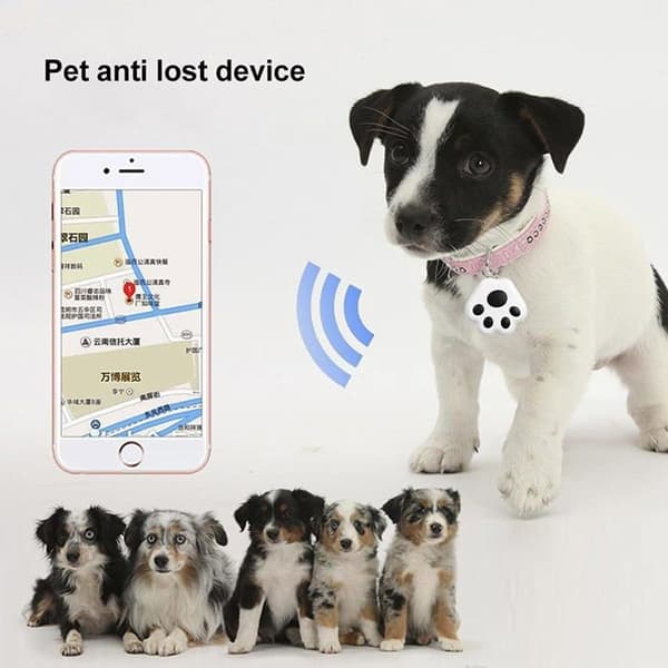 GPS-tracker for hunder og katter, GPS-tracker for barn og eldre, nøkkelfinner, mini GPS-tracker, svart