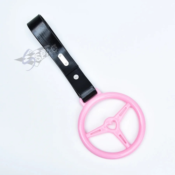 JDM Sport PVC-armband, runda tillbehör och hjärtan, Tsurikawa Ring-ratt Red