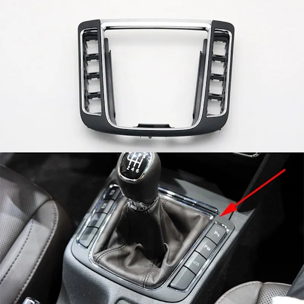 Dekorativt lock för växelspaksknopp, växelspakspanel för Skoda Superb 2009 2010 2011 2012 2013