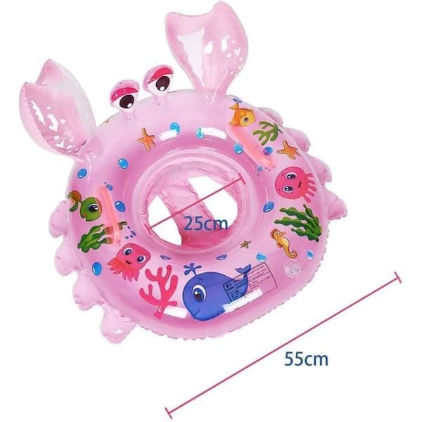 (Blå) Baby Svømmering - Oppustelig Pool Float - Drenge, Piger - Optimal Sikkerhed Blue