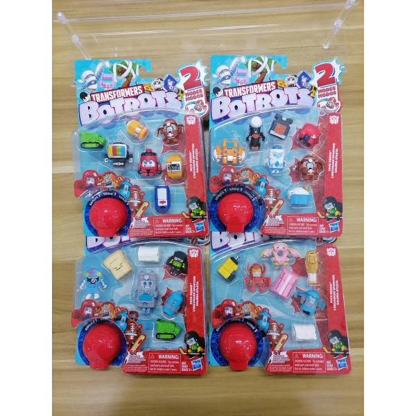 Hasbro Transformers Botbots Actionfigurer Robotmodell Leksaker Deformation Mini Doll Collection Barn Födelsedagspresenter E4143-3