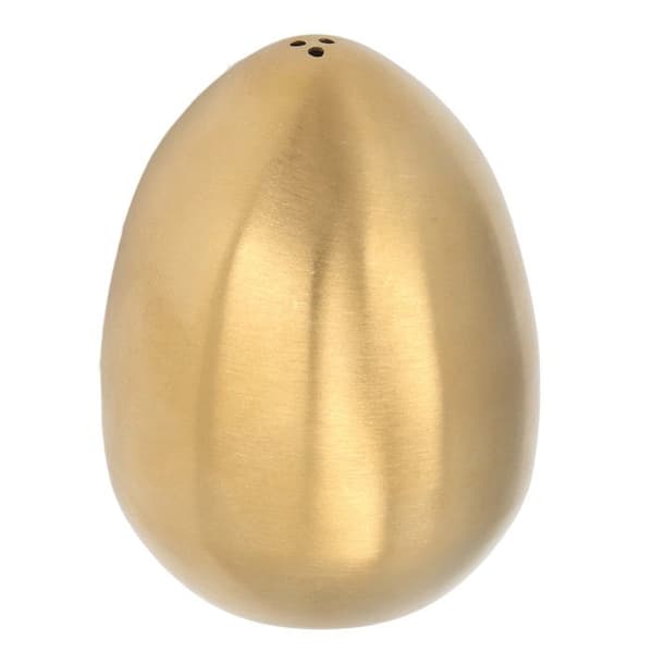 Egg Krydderstrøer - Rustfritt Stål - Eggform - 5.5cm - 7.5cm - Gull