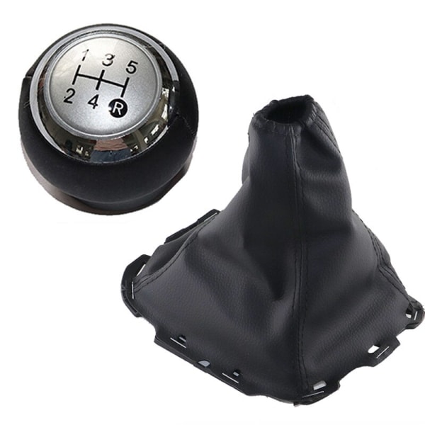 5/6-växlad bilväxelspaksväxelspak Gaitor Boot Cover för Toyota Avensis III T27 2008-2015 Biltillbehör-5-växlad set 5 speed silver set