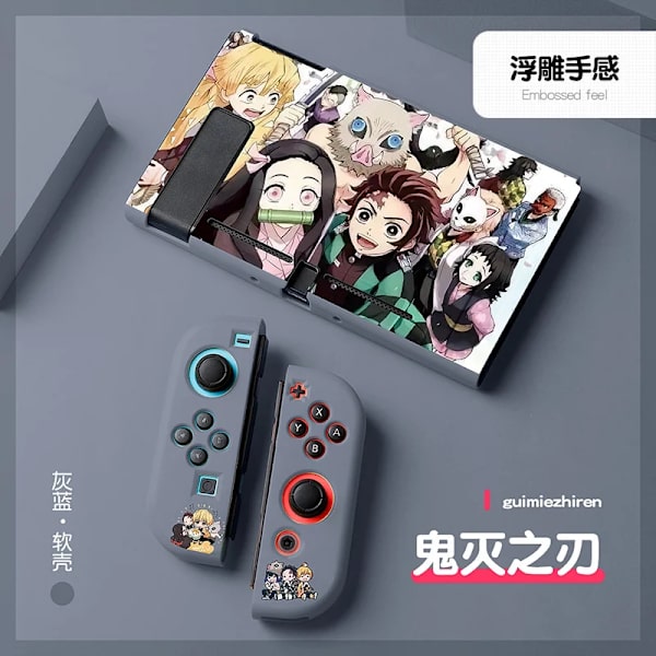 Anime Demon Slayer Case till Nintendo Switch NS Joy Con Controller Kawaii Soft Silikon Cover Tillbehör Barnpresent 18 For Switch NS