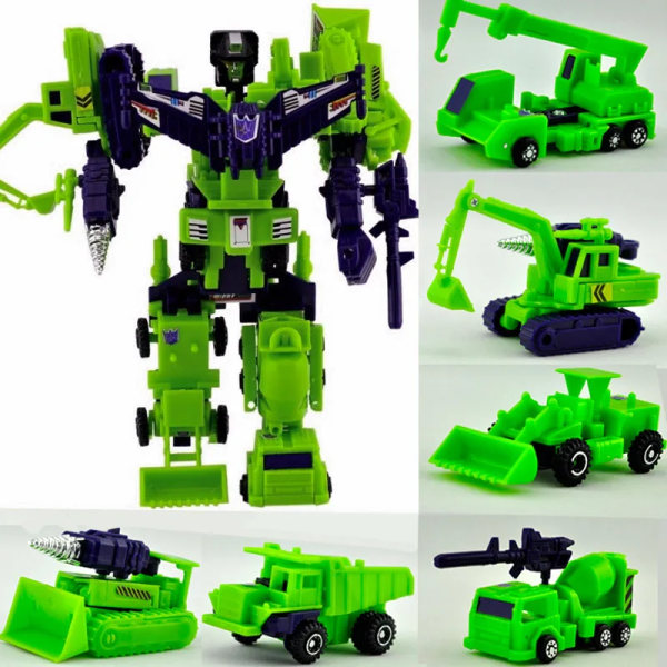 Bil Flygplan Modell Transformation G1 Devastator Defensor Bruticus Superion Monterad Deformation Robot Autobot Toy Collection Fighter
