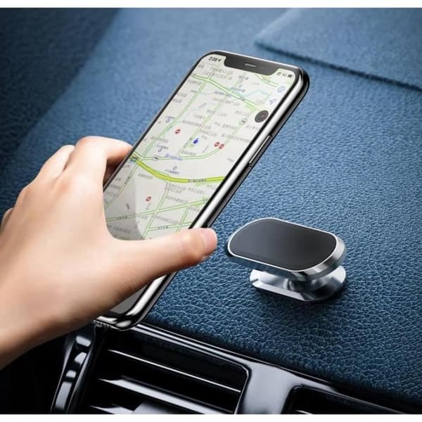 Magnetisk Bilholder Designet til  \"IPHONE 13 Pro \" Magnetisk Smartphone (SØLV)