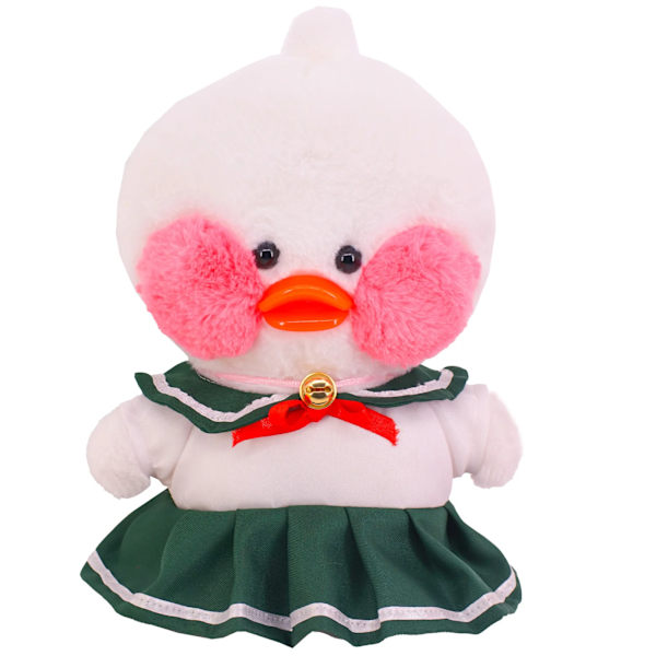 30 cm Ankkläder Kawaii Tecknad Hoodie Tröja För 30 cm Cafe Lalafanfan Anka Plysch Doll Toy Fylld Mjuk Anka Doll Girl's Present for 30cm duck 2