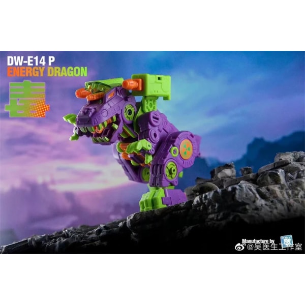 NYHET DR.Wu Transformation DW-E18 DW-E14 DW-E14B DW-E14P DW-E14M Energy Dragon Trypticon Action Figur Leksaker I lager DW-E14B With Box