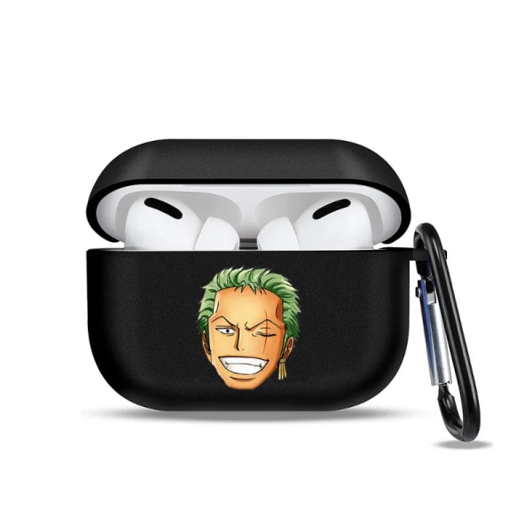 One Piece Luffy Case för AirPods 1 2 3 Pro Zoro Cartoon Print Trådlöst Bluetooth cover för Airpods 10 airpods1