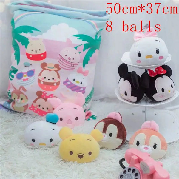 En plyschpåse Pudding Leksaker Cookie Balls Japansk animation Sumikko Gurashi Sakura Bunny Frukter Avokado Banan Godispåse Present style-4-mouse