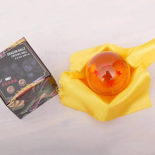 Anime Figur Dragon Ball 7 stjärnor Kristallkula Stor Alla storlekar Hartssfär Modell Samla julbarn Present Prydnad Present H-7PCS-2.7CM NO BOX