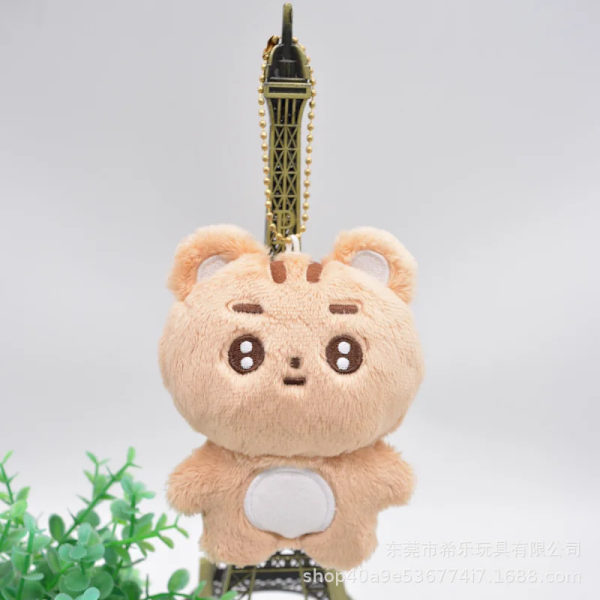 TXT Dolls Kpop Cartoon Soobin beomgyu Samma plysch nyckelringar Q Styles tutu bar tvåstavs docka Nyckelringar Väska Hängen Tillbehör 4