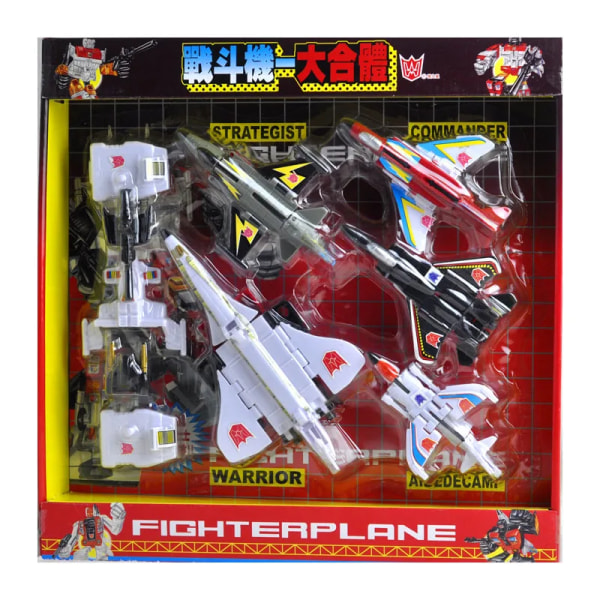 Bil Flygplan Modell Transformation G1 Devastator Defensor Bruticus Superion Monterad Deformation Robot Autobot Toy Collection Fighter