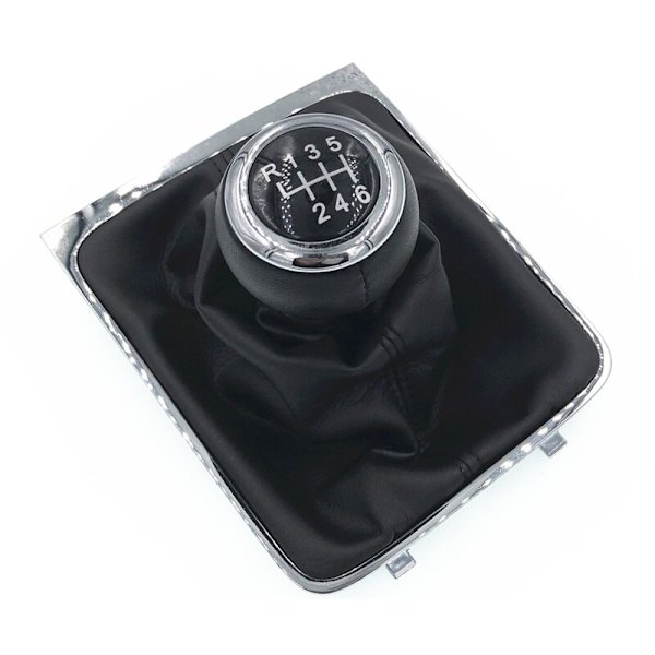 Högkvalitativ 5 6-växlad bilväxelspak med cover för VW Passat B6 2005 2006 2007 2008 2009 2010 2011-6 Speed 6 Speed