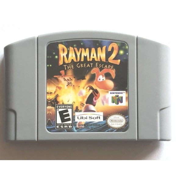N64 Gaming Card Series 64 Bit Mary Rook Mario Kart Super smash party USA Version N64 Video Game Cartridge Card English Language RAYMAN2
