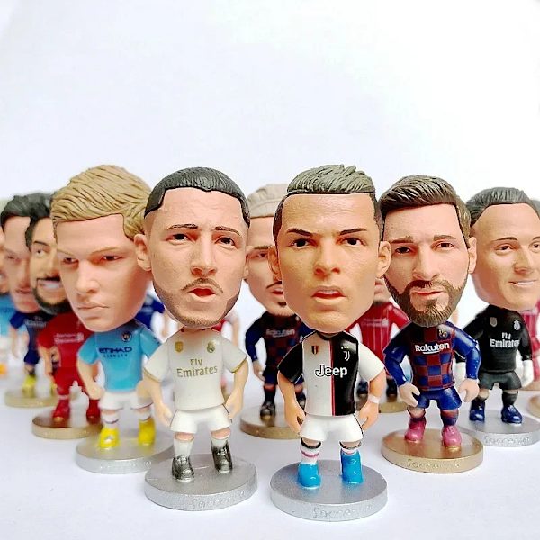 Ny original C.Ronaldo Messi Neymar Mbappe FIFA Cup World Action Figur Tecknad Modell Dockor Dekoration Barn Födelsedag Julklappar 3