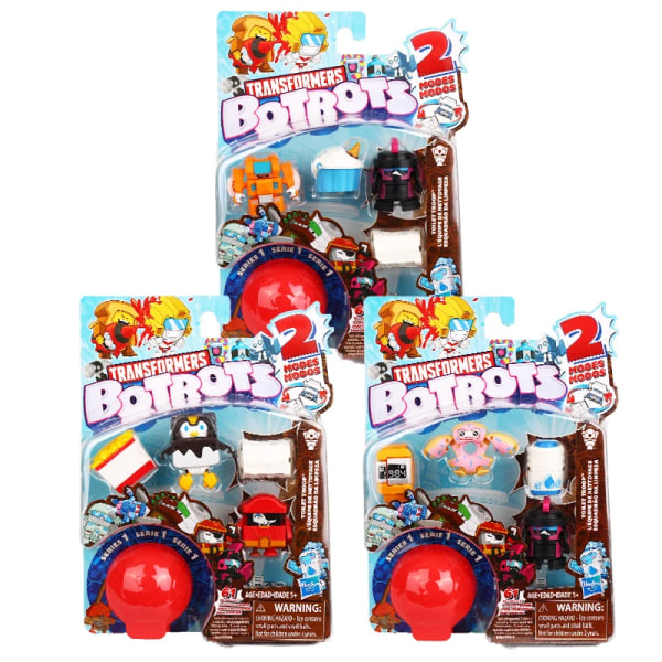 Hasbro Original Transformers BotBots Surprise Anime Figur Pvc-modeller Barnleksaker för pojkar Presentsamling Random one