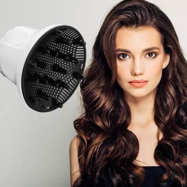 Universal Hår Diffuser til Professionelle Hårtørrere - Hvid - Unisex White