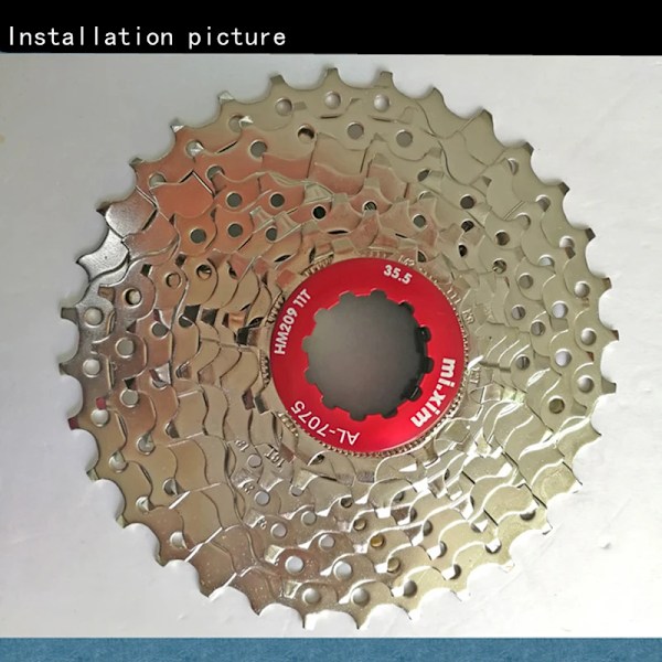 11T Tandlåsring Mountain MTB Cyklar Frihjul Tänder Svänghjul Reparationsdelar 7 8 9 10 11 Hastighetskassett Lås Red