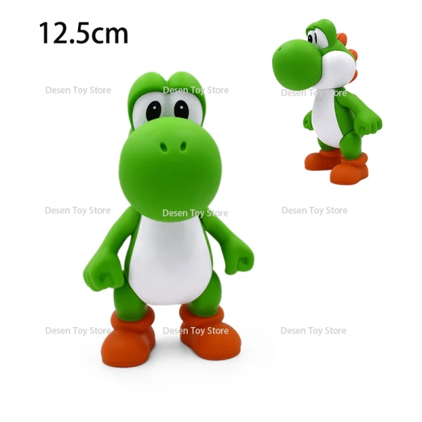 1st Mini Mario Bros Figur Bowser Princess Peach Padda Goomba Grön Yoshi Donkey Kong Koopa Troopa Cappy Goomba Action Model Toy A