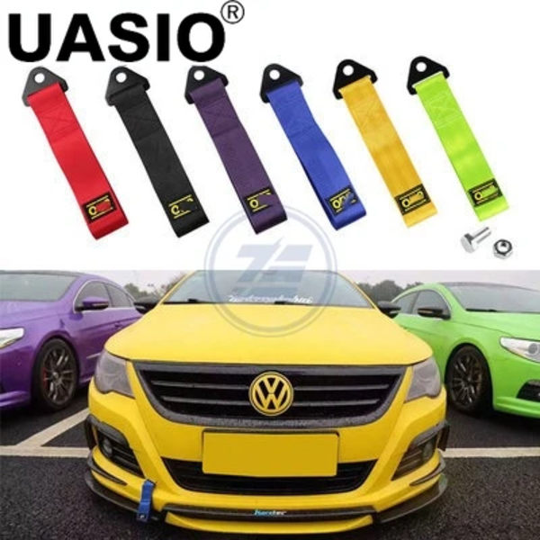 Modifierad släpvagnsbälte för bil, Trendig släpvagn, Ulen nylon hög motstånd, universal automatisk justering med skruvmutter, 2 tum, 28x5cm SP Logo Gold