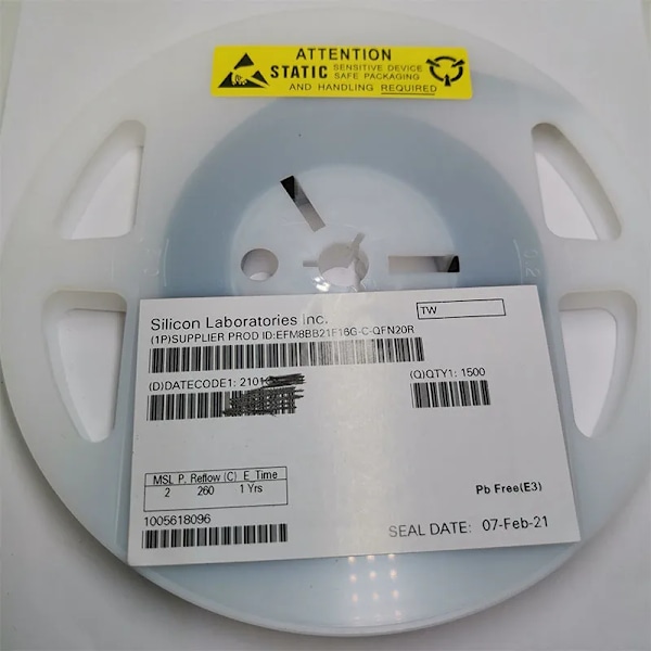 5PCS EFM8BB21F16G-C-QFN20R BB21F16G BB21 QFN20 5pcs