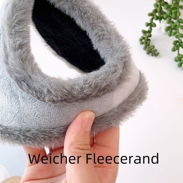 2-delade Unisex Öronmuffar, Vinteröronmuffar, Termiska Öronmuffar, Klassiska Unisex Varma Vinteröronmuffar
