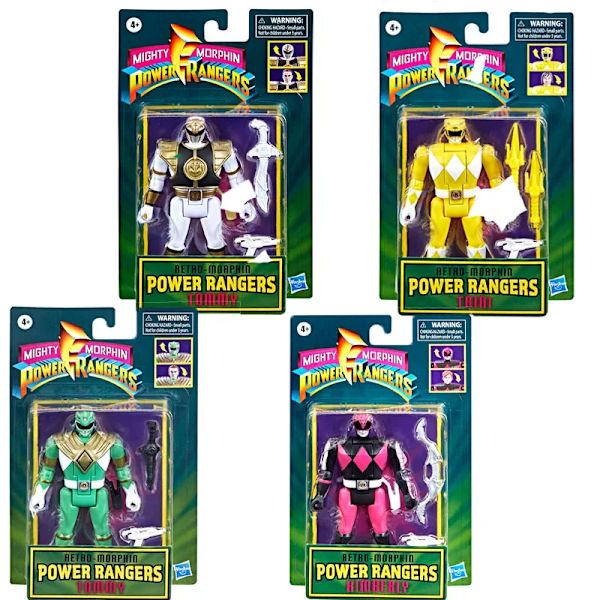 Hasbro Original Power Rangers TOMMY ERINI HIMBERLY Joints Rörlig Anime Action Figur Leksaker för barn Pojkar Födelsedagspresenter Blue Warrior
