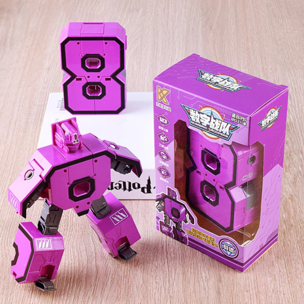 Transformation Robotleksak Odla kreativitet Blocks Montering av leksak Montering Pedagogiska block för barn Barn 4