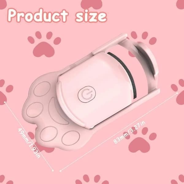 Opvarmet øjenvippebukker - USB, 2 temperaturindstillinger, langvarig - Pink Label