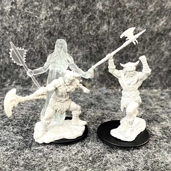 Lot Pathfinder Battles Deep Cuts Nolzur's Fighter Orc Druid Pirates Goblin Wolf Rogue Monk Brädspel Miniatyrer Miniatyrer Leksaker Human Barbarian