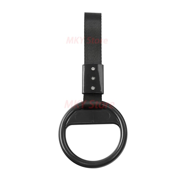 Universal färgglad PVC-bil cirkulär dragrem för universal PVC-varningsring, högresistans nylon black black