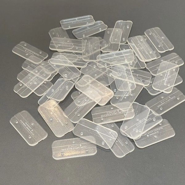 10~100st Stativ Bas För 6 tum. Legends Hero SW Black Series He Man Masters Of The Universe MOTU Comics Action Figurer Tillbehör 56PCS Clear Base