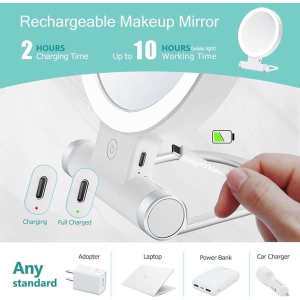 10-pack Mini Mjuka Triangulära Pudersvampar Mineralpuder Sminksvamp för Våt och Torr Foundation White