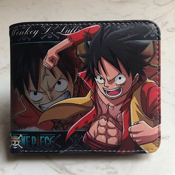 One Piece Plånbok Luffy Coin Money Clips Roronoa Zoro Handväska Söt tecknad figur Print Korthållare Piccolo Accessoeris Pojkar Presenter One piece-19