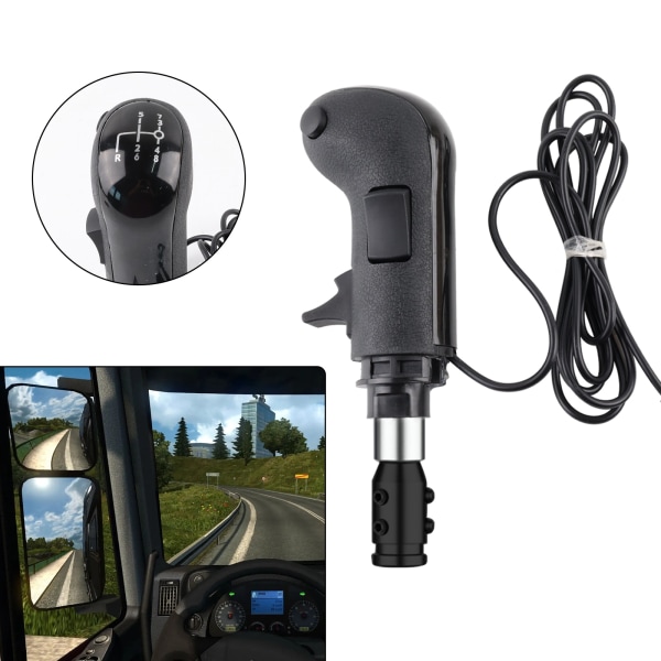 USB växlingsratt för Logitech G923 G29 G27 G25 TH8A för ETS2&ATS Euro Truck High Low Gear Simulator Shifter-simulatorer-
