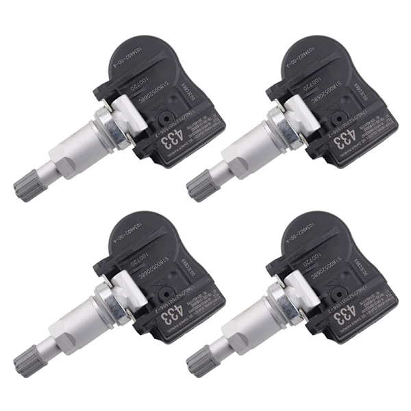 4PCS 103460200A TPMS (däcktrycksövervakning) för alla 2021+ Tesla (X,Y,S &